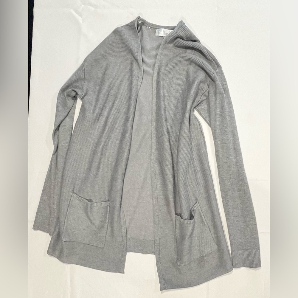 Grey long cardigan